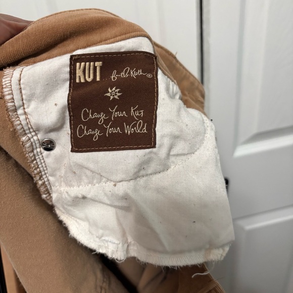 Kut from the Kloth Jane Super Flare Corduroy Pants Size 12 - Picture 6 of 10